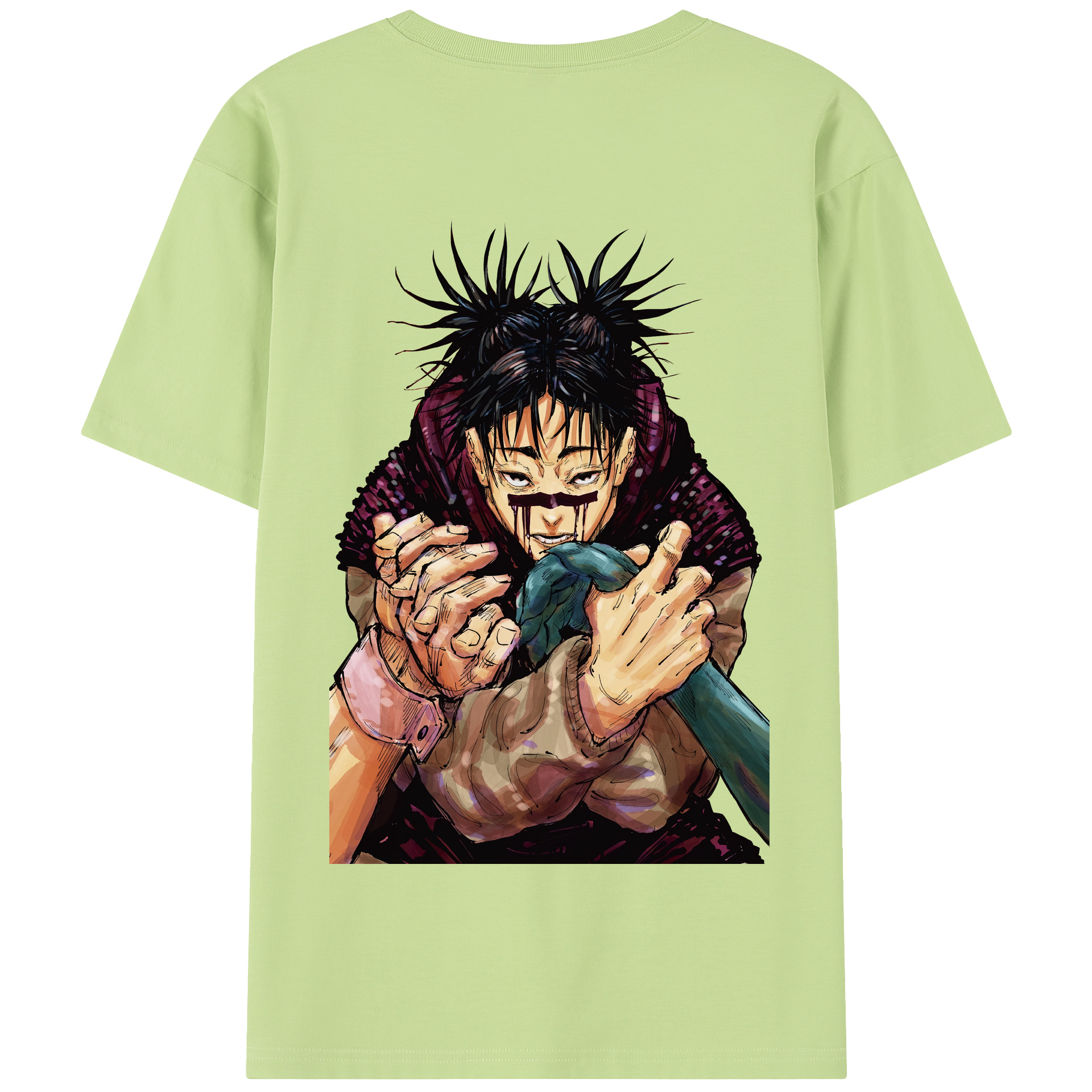 （画像用） 呪術廻戦 Jujutsu Kaisen 綿100％半袖Tシャツ（背面プリント）